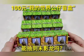 100元“我的世界公仔盲盒”，苦力怕坐在购物车上，太可爱了视频封面
