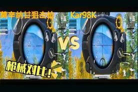 莫辛纳甘实测💥 | 和平精英：莫辛纳甘干狙击枪与98k的差别❗❗视频封面