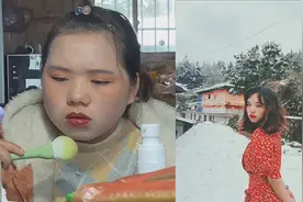 妹妹第一次化浓妆，从满脸疑惑到越看越满意，拍照后成品太惊艳！