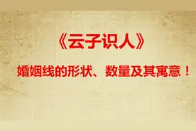 婚姻线的形状、数量及其寓意！《云子识人》033