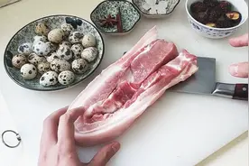 闺女爱吃红烧肉，空菜亲自做，一斤五花肉加鹌鹑蛋，炖45分钟出锅视频封面