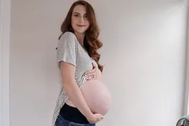 实录漂亮妈妈十月怀胎的完整变化过程，看完更懂母爱的无私与伟大视频封面