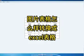 图片表格转换成excel办公技巧，简单又实用的教程，你想学吗？视频封面