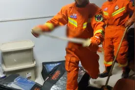 商丘一居民家中深夜闯入“不速之客”，消防出警成功抓捕大蛇视频封面