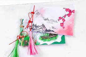 手工制作古风的小本子，自制简单好看的手账本视频封面