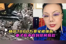 杨议7000万豪宅被拆，妻子称没有任何赔款，网友：违建还有理？视频封面