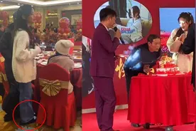 杨超越回村为爸爸摆60寿宴，脚踩拖鞋毫无架子，亲切与村民合影视频封面