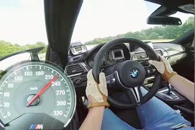 宝马M4，0-250km/h加速测试！这提速爽！