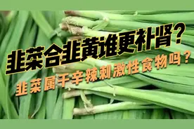 韭菜和韭黄谁更补肾？韭菜属于辛辣刺激性食物吗？视频封面