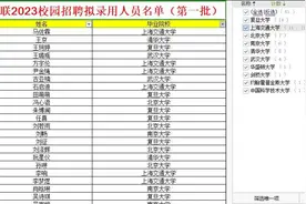 中国银联2023校园招录拟录用人员名单看院校视频封面