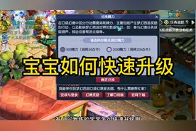 梦幻西游宝宝如何快速升级视频封面