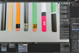 blender-2.9x-初学者一步一步教程和免费模型-铅笔
