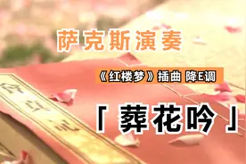 萨克斯演奏《葬花吟》《红楼梦》插曲，红消香断有谁怜 降E调