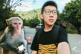 三亚的猴子会蹦到身上吗？亚特兰蒂斯里还有鲨鱼！鲤鱼Ace的VLOG