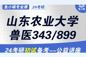 24山东农业大学畜牧专硕/340/896考研-24初试最全经验分享视频封面