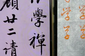 “学”3种字形示范，毛笔行楷书法入门，赵孟頫法帖例字讲解视频封面