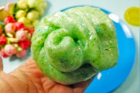 DIY无硼砂糖纸泥史莱姆，手感脆脆的有一种小清新的感觉视频封面