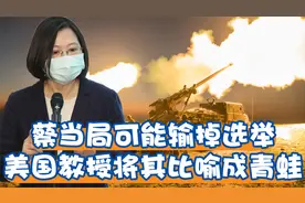 屋漏偏逢连夜雨，蔡当局可能输掉选举，美国教授将其比喻成青蛙视频封面