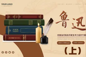 中国当代知名作家鲁迅生平介绍PPT分享（上）视频封面