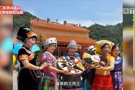 广东连山壮族瑶族同胞有吃五色饭的习俗，来看看五色饭怎么做的吧