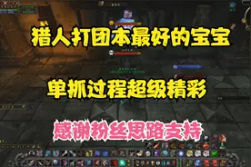 怀旧服猎人黑下5分钟速抓座狼宝宝 打团本最好的宝宝