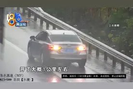 【1818黄金眼】以为油没加够  男子高速上倒车视频封面