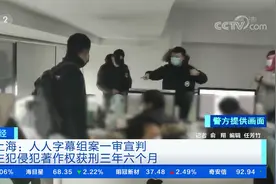 上海：人人字幕组案一审宣判 主犯侵犯著作权获刑三年六个月视频封面