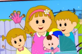 启蒙儿歌《手指家族》，教会宝宝叫爸爸妈妈，早教益智视频封面