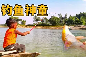 男人从小会钓鱼，这么强悍的技术，简直是鱼的噩梦视频封面