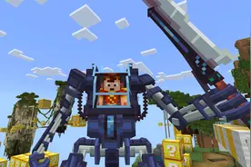 外骨骼战斗机甲？我的世界不一样的幸运方块空岛生存05