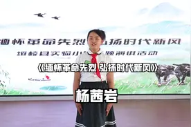 《缅怀革命先烈 传承红色精神》——绥棱县实验小学 杨茜岩视频封面