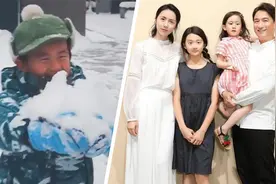 黄磊一家四口堆雪人，儿子首露正脸神似爸爸，多多雪地照氛围十足视频封面