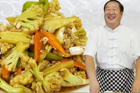 菜花想要做的脆嫩又入味，老厨教你正确做法，做好家常小炒更下饭视频封面