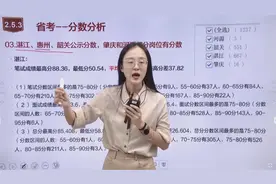【广东省考】各地市具体的进面分数线！视频封面