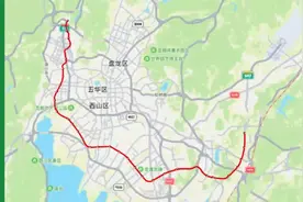 昆明地铁7号线（水节菁-清水）行驶路线示意图视频封面