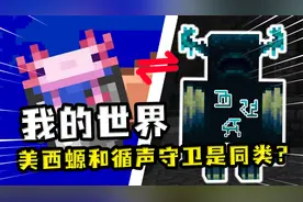 我的世界：循声守卫和美西螈是同类？下界找到骨架，定位远古残骸
