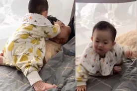 萌宝开启“疯狂”闹钟模式叫爸爸起床 妈妈：她醒了一个都别想睡视频封面