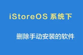 【iStoreOS】系统删除手动安装的软件