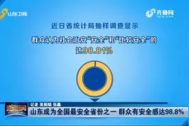 山东成为全国最安全省份之一，增强群众幸福感、获得感、安全感视频封面