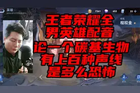 王者农药全男英雄配音！论一个人有上百种声线有多恐怖
