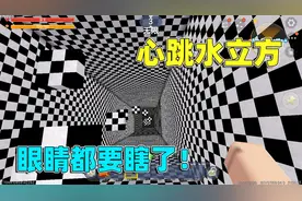 迷你世界：心跳水立方！辣条挑战一条命通关？结果输在了最后一关视频封面