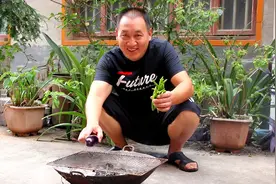 家人吃饭没胃口，用茄子辣椒做下饭菜，味道一流，吃着太爽了！