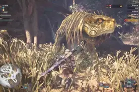 怪物猎人世界，初次探索远古森林，追杀大贼龙