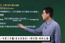 2022一级建造师备考！建筑考点讲解——预付款起扣点！视频封面