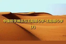 中国哲学禅宗与王阳明心学-王阳明心学（F）【转载】视频封面