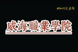 山东高校，威海高校推荐—威海职业学院视频封面
