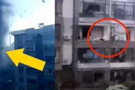 辽宁一小区发生龙卷风，居民惊呼：窗户直接被吹掉，大树连根倒地视频封面