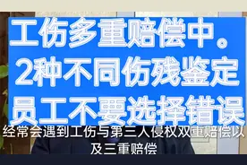 山东律师：工伤人身损害多重赔偿中，2种不同的伤残鉴定程序？视频封面