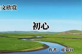 美文诵读《初心》作者：席慕蓉视频封面