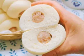 早起30分钟，教你一次发酵做香肠卷，暄软蓬松，比买的都好吃